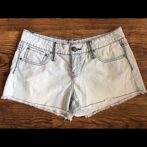 Daytrip denim striped shorts